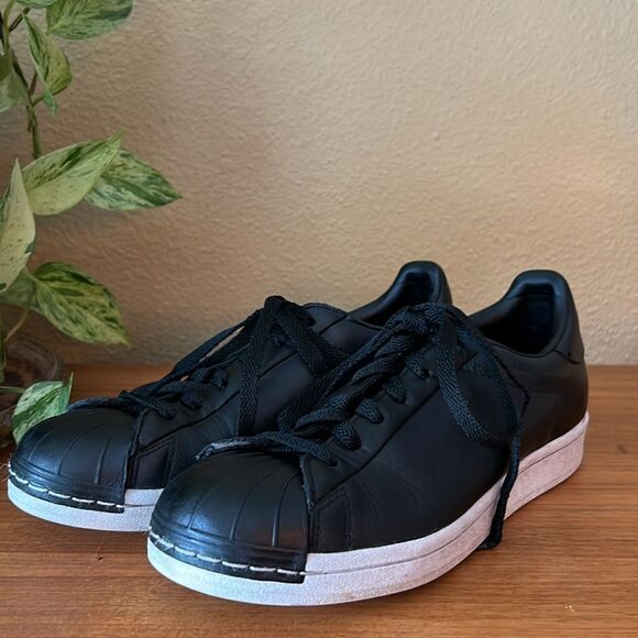 Adidas Shoes Originals Womens Superstar black with gold - Picture 7 of 14